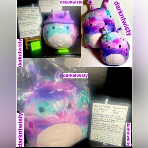 BNWT SET OF 4 DAXXON ALIEN SQUISHMALLOWS 16”, 12”, 8”, and 12” w BUCKET HAT